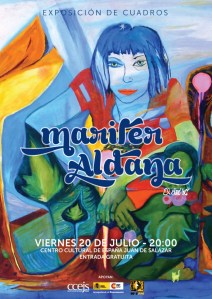 Afiche del evento, diseñado por Male Bogado...